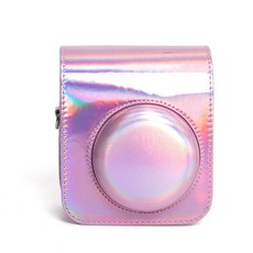 Instax Mini 12 PU 가죽 보호기 카메라 홀더 더러움 카메라 케이스 가죽 가방 저장 케이스 용 카메라 커버 백