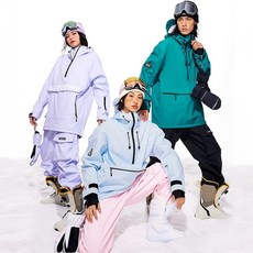 JANNA 독일의기술 스키복 세트 남녀공용 방수 방한 보드복 스키 트레이닝복