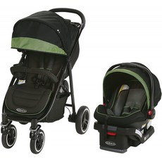 여행용 유모차 Graco Aire4 XT 여행 시스템 Emory, 단일옵션