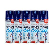 해피홈 에어파스 쿨 에어로솔 200ml, 1개입, 5개