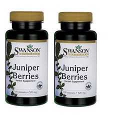 스완슨 Swanson Juniper Berries 520 mg 주니퍼베리 노간주나무 열매 100캡슐 2개, 1개, 1