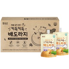 함소아 키득키득 배도라지 주스 100ml, 도라지+배+홍삼 혼합맛, 1개