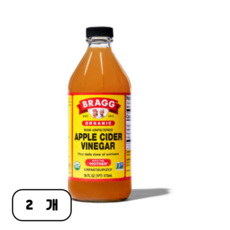 브래그 사과 식초, 473ml, 2개