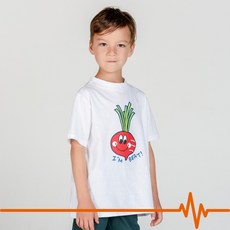 자체제작 아동 여름티 라운드 면티 반팔 상의 I'M BEAT T-SHIRT