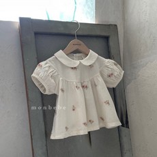돌아기 블라우스 유아원피스 신생아옷 봄 여름 아기옷 로즈엘더 블랑