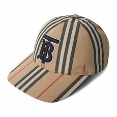 버버리 모노그램 빈티지 체크 베이스볼 캡 8026924 A MH STRIPE TB BASEBALL A7029
