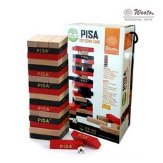 우토 토이즈 우토 친환경 원목 유아 장난감 피사 젠가 보드게임, 단일상품/단일상품