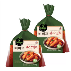 비비고 총각김치, 1.5kg, 2개