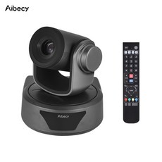 프로젝터 스마트 시네 미니빔 Aibecy 비디오 카메라 웹캠 10X 옵션 줌 풀 HD 1080P 캠 52도 자동 초점 USB 3.0 HD CVBS 인터페이스 원격 제어 회의, 영국