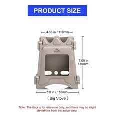 와일드와일드웨스트티타늄화목난로