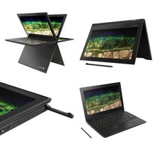 [레노버 정품리퍼] 아이디어패드 500e Chromebook Gen2 81MC0042KR, 500e Chromebook 81MC0042KR, Google Chrome OS, 4GB, 64GB, 셀러론, Black