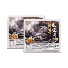 정직한밥상 포천댁찰순대 보통맛 매운맛 순대, 찰순대 1kg X 2팩