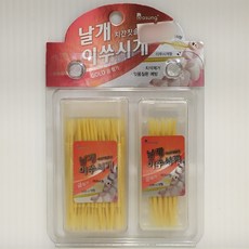 보성 치간치솔형 날개 이쑤시개 대형(금첨가) 브러쉬형 이쑤시개형 치석제거 잇몸질환 예방, 1개, 1개입