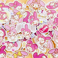 40pcs Creative cute Kawai self-made my melody scrapbooking stickers/decorative sticker /DIY craft photo albums