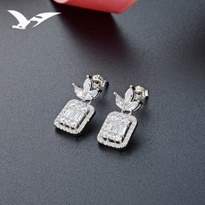 합성다이아몬드귀걸이