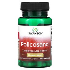 스완슨 폴리코사놀 20mg 캡슐 60정 1개