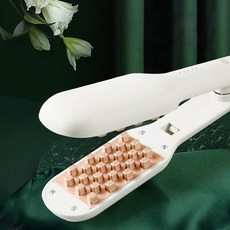 와플고데기 인사 히피펌 웨이브 고데기 볼륨, 화이트