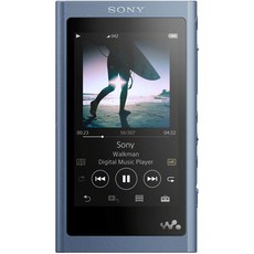 소니 워크맨 A 시리즈 16GB NW-A55HN : MP3 플레이어 Bluetooth microSD 대응 고해상도 대응 최대 45시간 연속 재생 2018년 모델 문릿 블루 NW-A55HN L