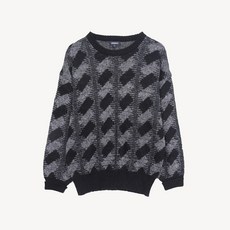브라운스트릿DUNDAS 던다스 울블랜드 패턴 니트 MAN_M