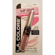 LA Colors Lip Gloss & Lipstick Duo Moisturizes lips with natural color & high Shine BLC822 Twinkle, 본문참고, LA Colors Lip Gloss & Lipstick Duo, Moisturizes lips with natural color & high Shine, BLC822 Twinkle