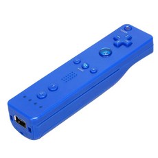 Wiimote 용 Wii U 용 Wii 용 무선 원격 컨트롤러 교체, 진한 파랑, 05 DB, 1개