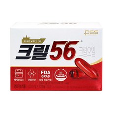 펄세스 크릴오일 크릴56 1000mgX30캡슐, 30회분, 1개