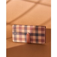 23FW [다기종 핸드폰케이스][GINGHAM CLASSIC]브라운 깅엄 체크 PVC DBHO3FC22W3