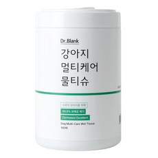 Dr.Blank 狗狗綜合護理散步濕紙巾 圓筒型, 1個, 100入