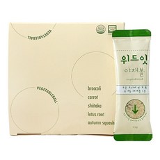 위드잇 유기농 야채볼 동결건조 야채 믹스 혼합채소 볶음밥재료 국내산 브로콜리 연근 단호박 표고버섯 당근, 24개, 3.5g