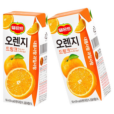 델몬트 드링크팩 오렌지, 190ml, 48개