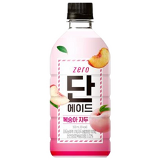 아임이 제로 단에이드 복숭아자두, 6개, 500ml