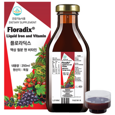 Floradix 鐵維生素保健食品, 250毫升, 1個