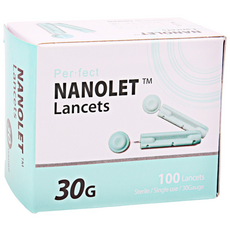 나노렛 사혈침 30g 1Box(100pcs) DB906B 채혈침 일회용수동랜싯, 1개