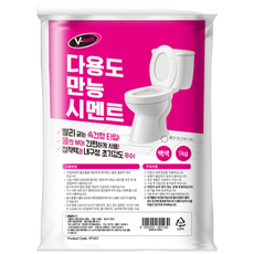 브이텍 다용도 만능 백 시멘트 1Kg, 1세트