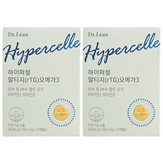하이퍼셀 알티지(rTG) 오메가3 x 8박스, 2개, 30정