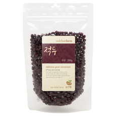 24년도 햇팥 국산 잡곡 팥 적두 고덕곳간, 2개, 200g