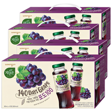 자연은 포도 100 음료, 180ml, 48개