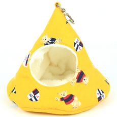 Coccy 床門廊藏身處鸚鵡用品, 黃色的, 1個