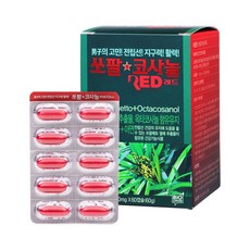 [TV홈쇼핑 인포벨]남자 건강 NEW 쏘팔코사놀 1000mg 4개월 레드 골드 이용식 남진 쏘팔메토, 120정, 1개