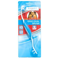 bogadent Pet Ergo 雙刷牙刷, 混色, 1個