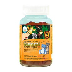 Naturalize 維他命C&鋅軟糖, 60顆, 1罐