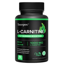 L-카르니틴 1000mg 지방 연소 신진대사 촉진 근육 성장 촉진, 2개, 60정