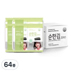 베베푸드 순한김 제로, 1.45g, 64개