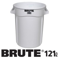 러버메이드 벤티드 브루트 (75리터/121리터/166리터/208리터), 121L, 흰색, 1개