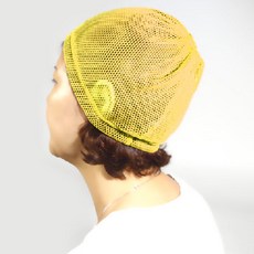 망사목욕모자