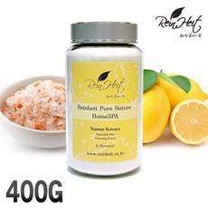 라인하이트 아로마 바스솔트 위드 피지 파우더 입욕제, 400g, 레몬, 400g, 1개