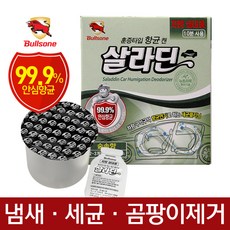 [불스원] 살라딘 훈증 항균캔-실내용(민트향/숲속향/쿨아쿠아향)/냄새제거/악취/탈취, 숲속향, 없음, 1개