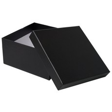 박스몬스터 싸바리 선물상자 135x135x70(mm), 엔젤_블랙 135×135×70, 1개