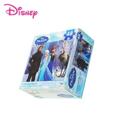 디즈니 미국 직수입 겨울왕국 퍼즐 플레이48P 퍼즐박스, 3세이상, 1개