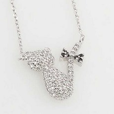 실버리본목걸이